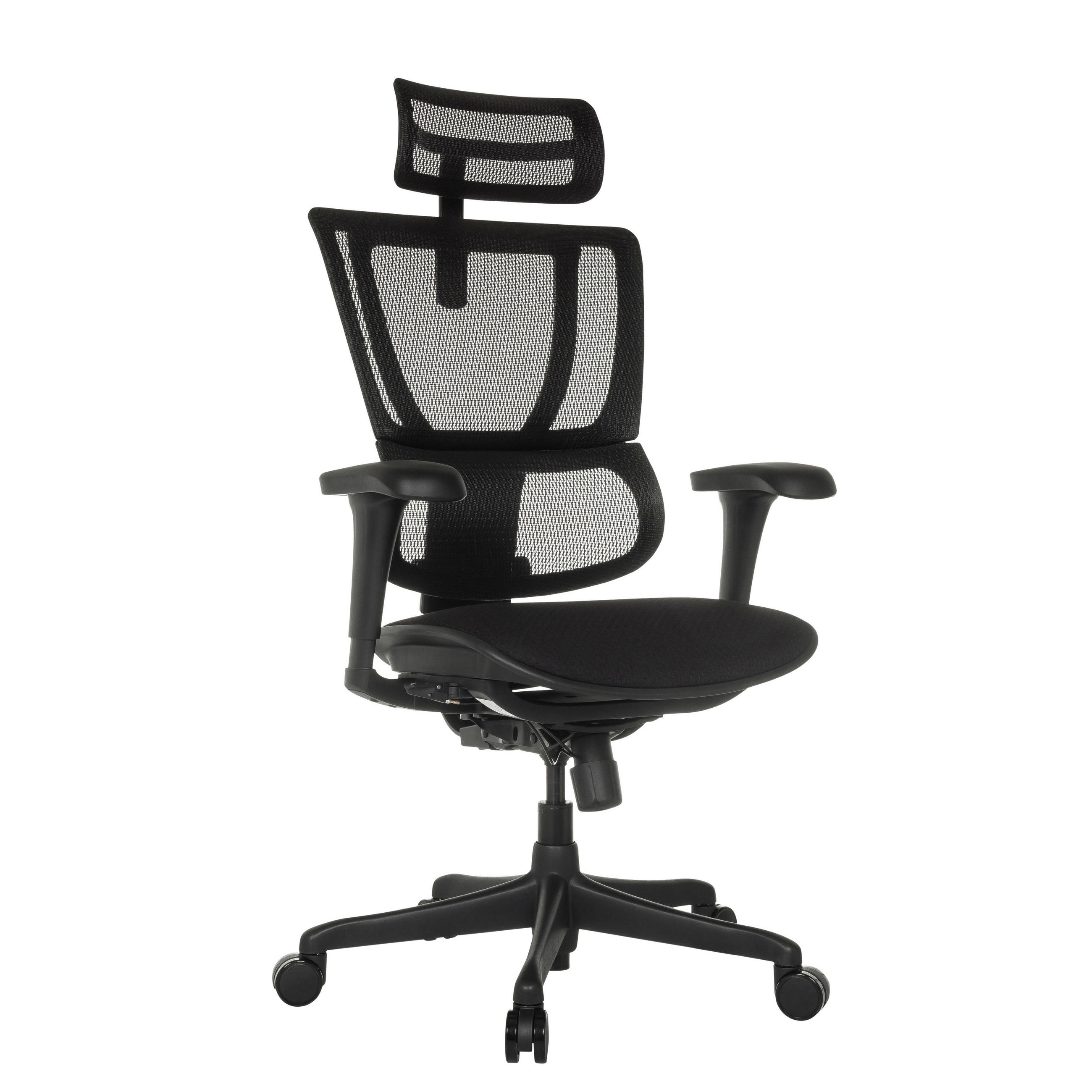 SNURRSTOL  i nät svart  - svart, Modern, textil/plast (69/112 - 134/63cm) - MID.YOU