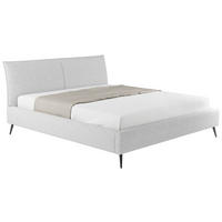 POLSTERBETT 180/200 cm  in Weiss, Hellgrau  - Weiss/Hellgrau, Design, Holz/Textil (180/200cm) - Esposa