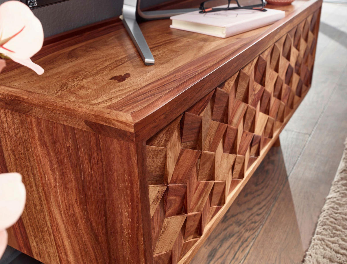 LOWBOARD  in 92/44/35 cm  - Sheeshamfarben, MODERN, Holz (92/44/35cm) - MID.YOU