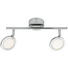 LED-STRAHLER - Chromfarben, Design, Kunststoff/Metall (34/11/18cm) - Novel LED-STRAHLER - Chromfarben, Design, Kunststoff/Metall (34/11/18cm) - Novel