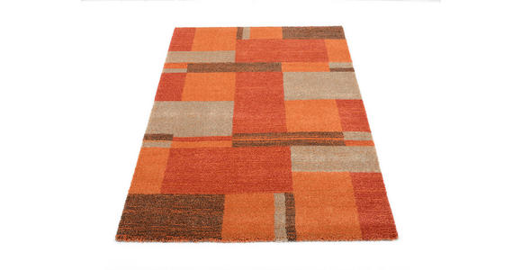 WEBTEPPICH 80/150 cm Palazzo Bloc Terracotta  - Terracotta, Design, Textil (80/150cm) - Novel