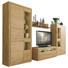 WOHNWAND Wildeiche massiv Eichefarben - Edelstahlfarben/Eichefarben, KONVENTIONELL, Glas/Holz (348,6/205,2/54,9cm) - Escando Natürlich Wo WOHNWAND Wildeiche massiv Eichefarben - Edelstahlfarben/Eichefarben, KONVENTIONELL, Glas/Holz (348,6/205,2/54,9cm) - Escando Natürlich Wo