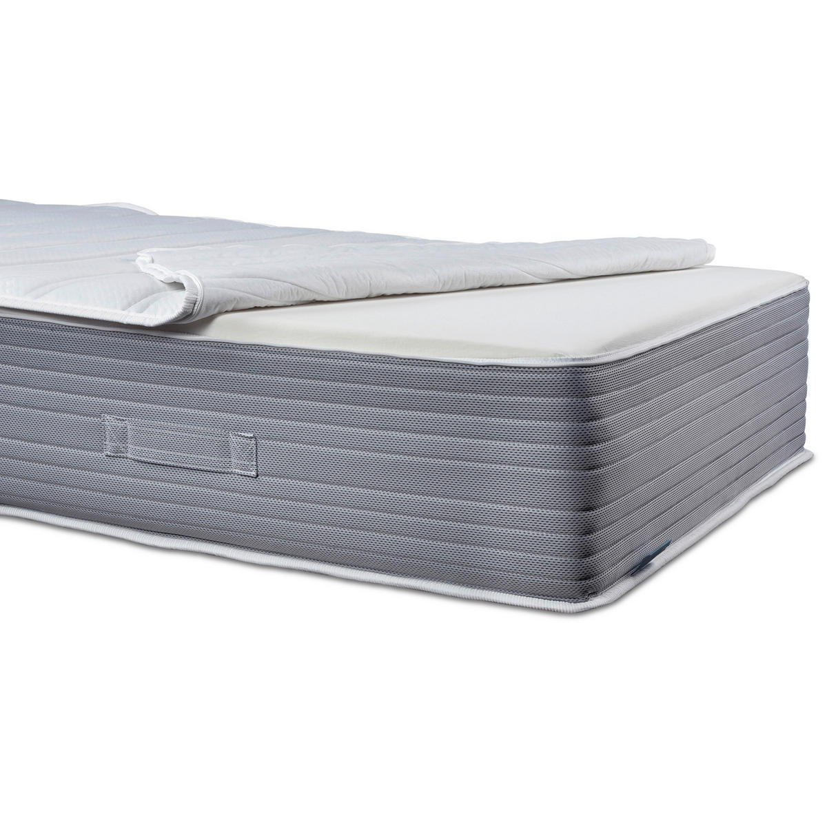 VISCOMATRATZE Boxspringmatratze 140/200 cm Höhe ca. 30 cm  - Weiß, Basics, Textil (140/200cm) - MID.YOU
