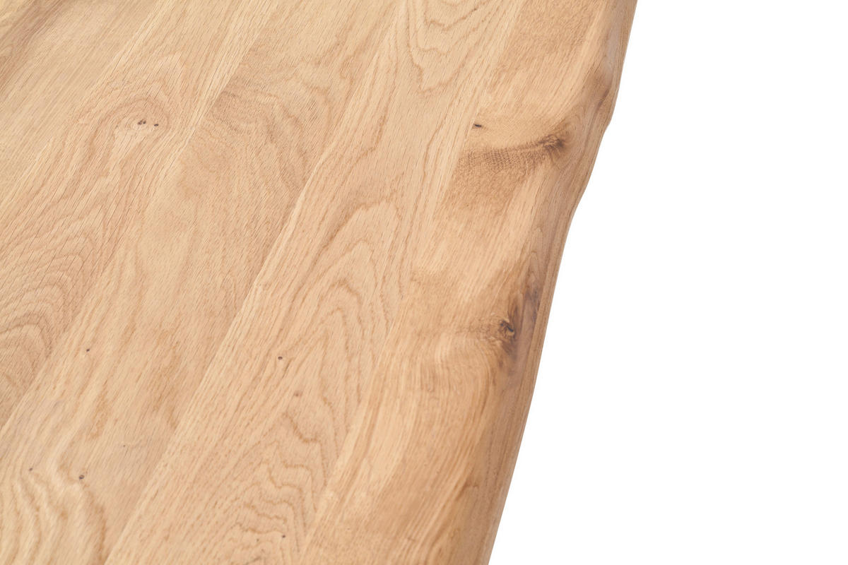 MATBORD i trä, metall, trämaterial 200/100/77 cm   - ekfärgad, Design, metall/trämaterial (200/100/77cm) - Livetastic