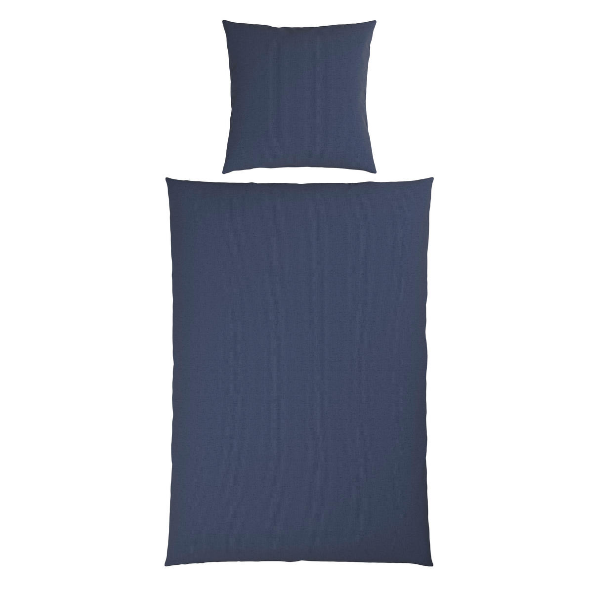 BETTWÄSCHE 155/220 cm  - Dunkelblau, Textil (155/220cm) - Bio:Vio