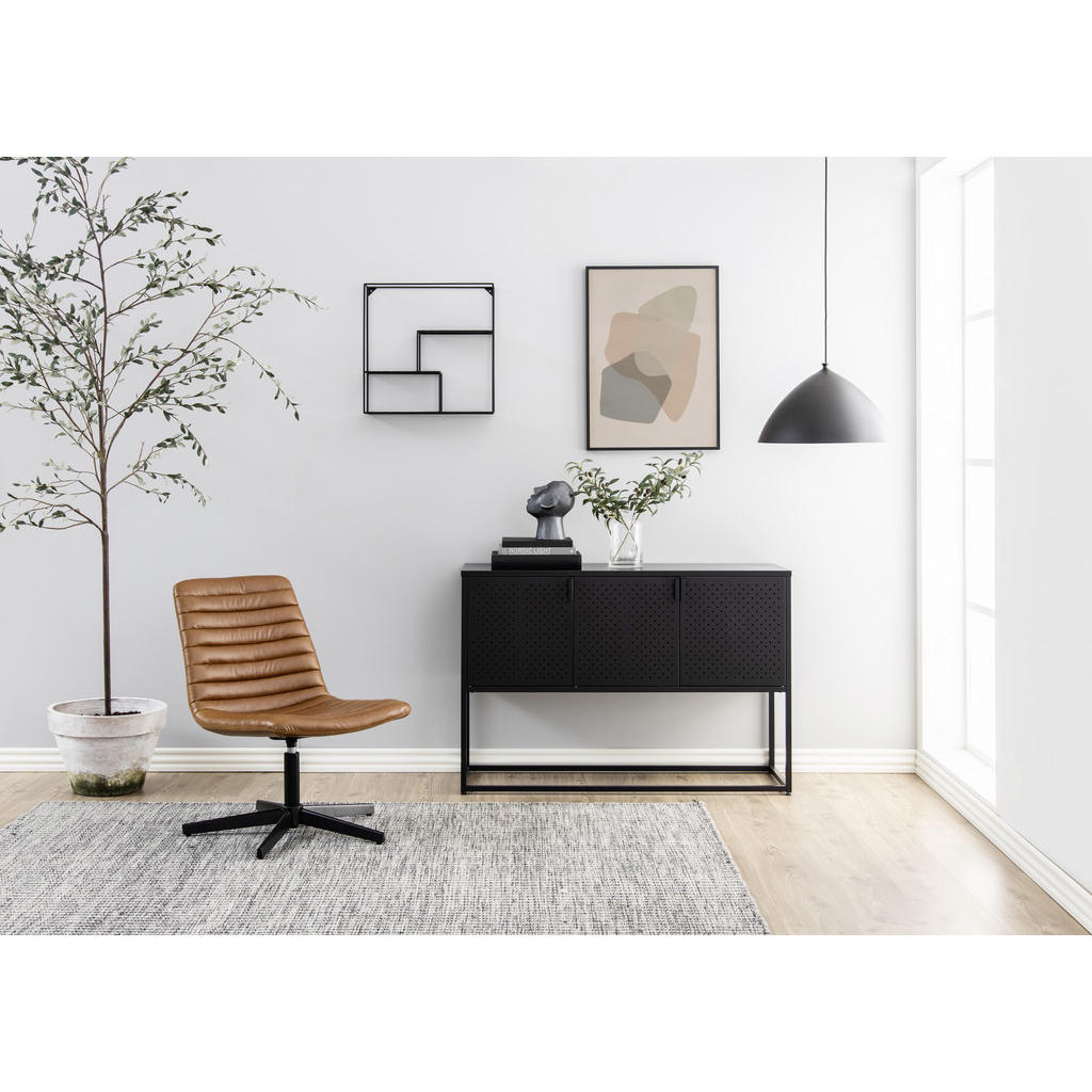 Thumbnail - Mid.you Sideboard, Schwarz, Metall, 2 Fächer, 120x80x40 cm, Beimöbel erhältlich, in verschiedenen Größen erhältlich, Woh...