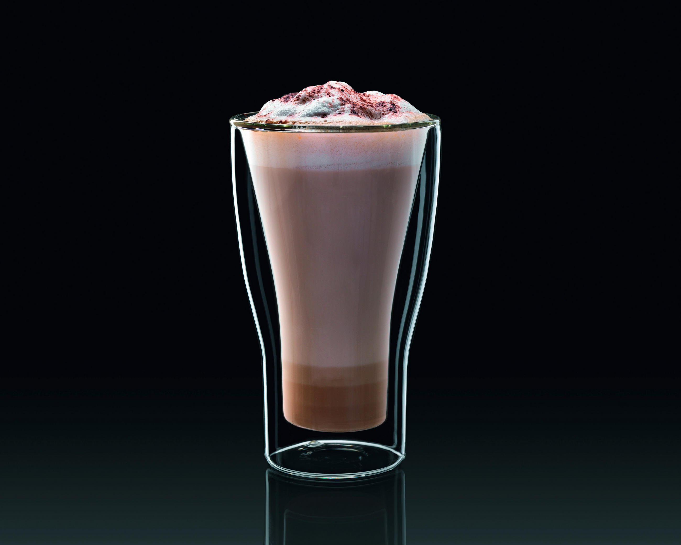 PAHAR PENTRU LATTE MACCHIATO 2 piese 340 ml     - transparent, Basics, sticlă (0,34l)