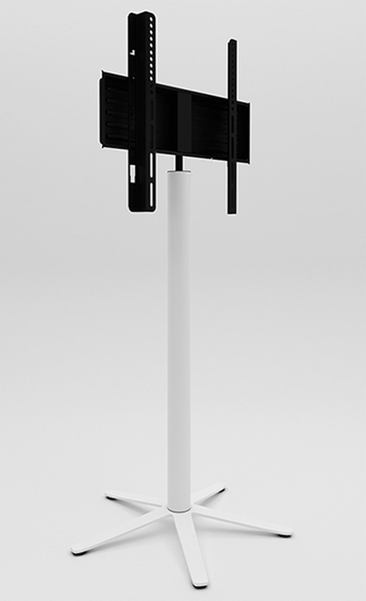 TV-RACK Metall Weiß  - Weiß, Basics, Metall (61,1/100/61,1cm) - MID.YOU