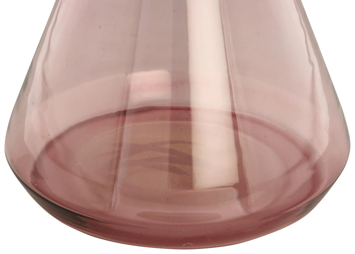 BEISTELLTISCH in Metall, Glas  - Goldfarben/Rosa, Design, Glas/Metall (41,5/53cm) - Kayoom