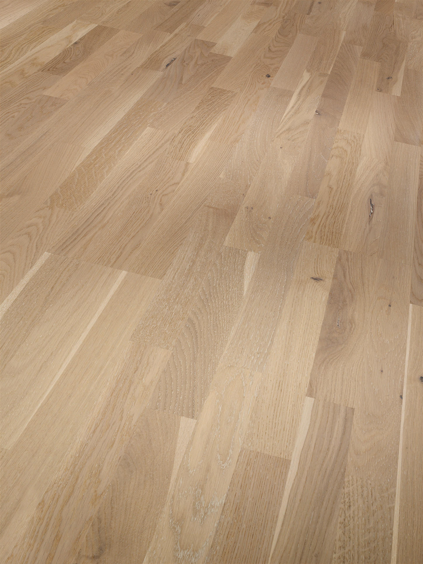 Schiffsboden Eiche weiß matt CLASSIC 3060 1247127  per  m² - Braun/Weiß, LIFESTYLE, Holz (220/18,5/1,3cm) - Parador
