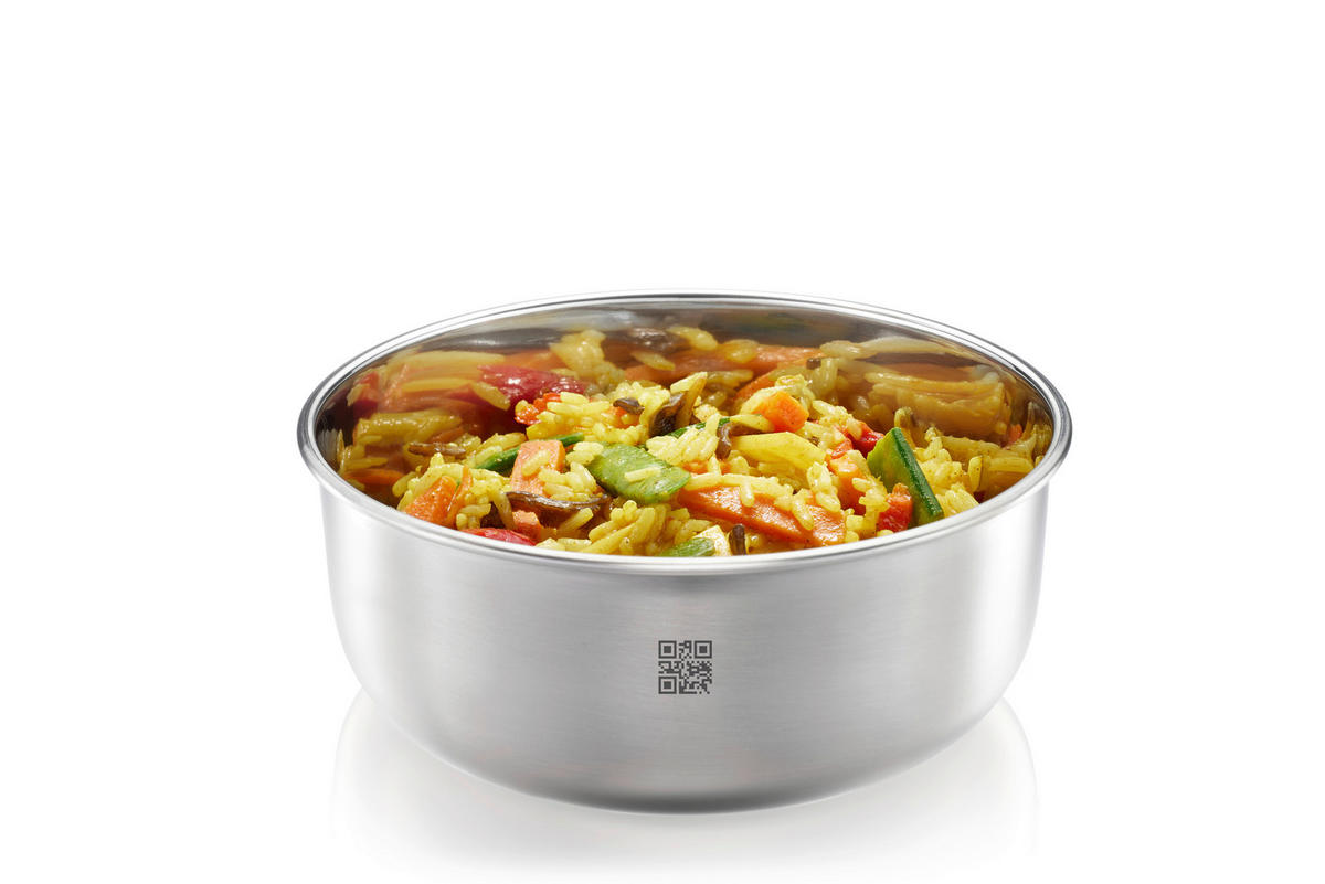 FRISCHHALTEDOSE PROVIDO 1000 L  - Edelstahlfarben/Transparent, Basics, Kunststoff/Metall (17,6/7,5cm) - Gefu