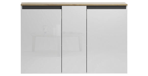 HÄNGESCHUHSCHRANK 129,7/85/35,1 cm - Anthrazit/Weiß, Design, Holzwerkstoff (129,7/85/35,1cm) - Xora