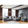 ECKSOFA inkl. Funktionen in Flachgewebe Rotbraun  195/293 cm  - Rotbraun/Silberfarben, Design, Holz/Textil (195/293cm) - Cantus