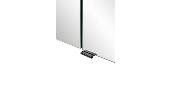 SPIEGELSCHRANK 80/64/20 cm - Schwarz/Graphitfarben, KONVENTIONELL, Glas/Holzwerkstoff (80/64/20cm) - Xora