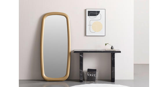 WANDSPIEGEL 80/180/4,5 cm    in rechteckig  - Goldfarben, LIFESTYLE, Glas/Holzwerkstoff (80/180/4,5cm) - Xora