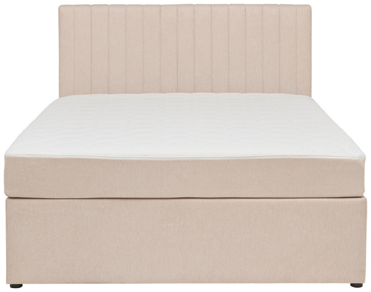 BOXBETT 140/200 cm  in Creme  - Creme, Modern, Holz/Textil (140/200cm) - MID.YOU