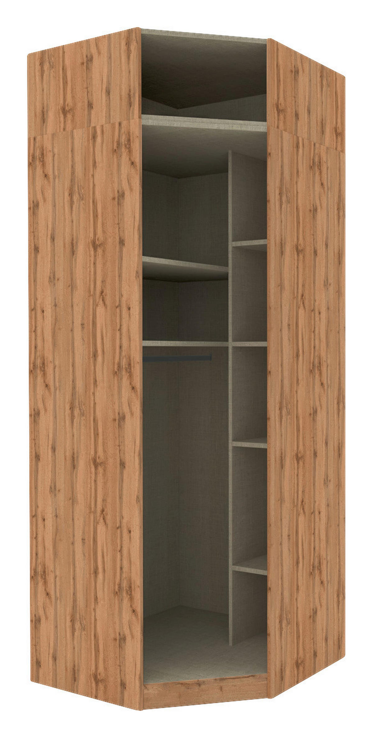 SAROKSZEKRÉNY VÁZ Wotan tölgy  - Wotan tölgy, Design, faalapú anyag (91,1/242,2/91,1cm) - Hom`in