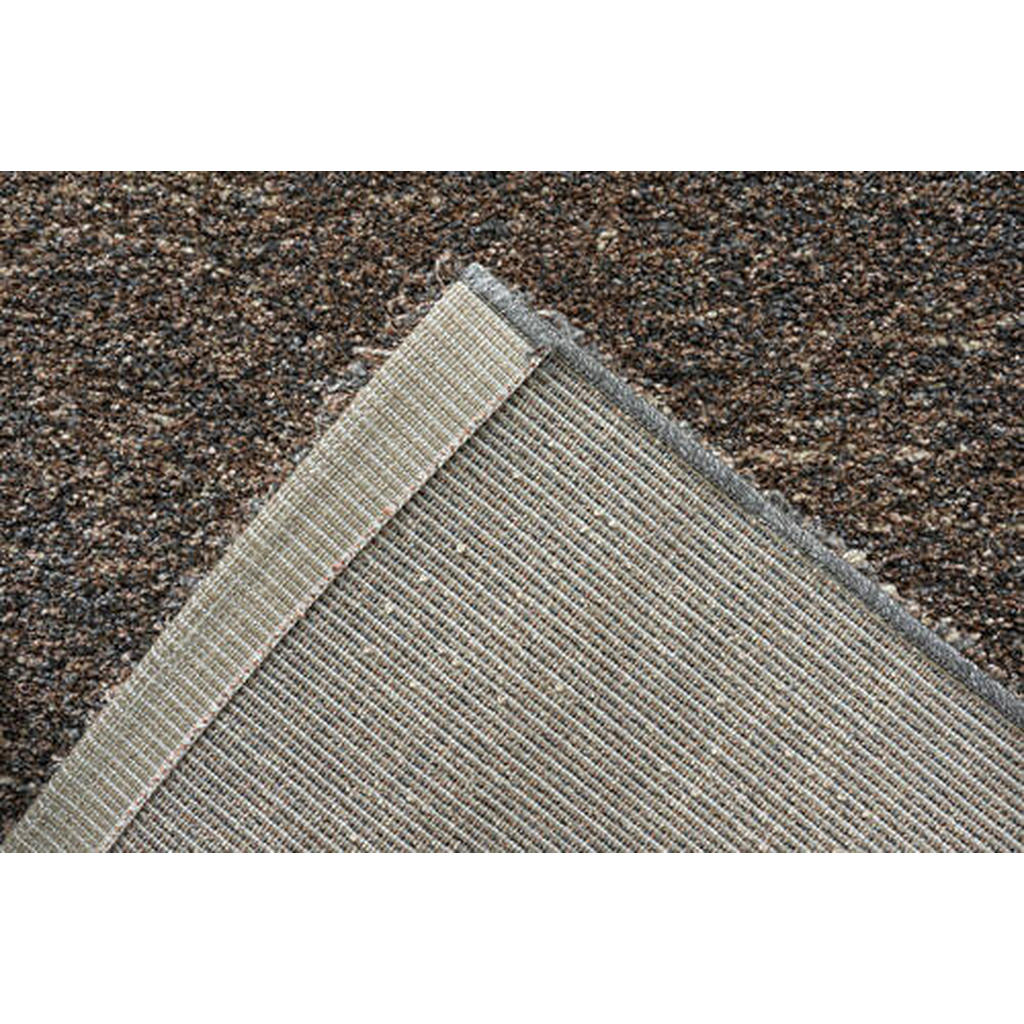 Thumbnail - Novel Webteppich Mehari, Dunkelbraun, Hellbraun, Textil, Uni, rechteckig, 120x170 cm, Oeko-Tex® Standard 100, für Fußbod...