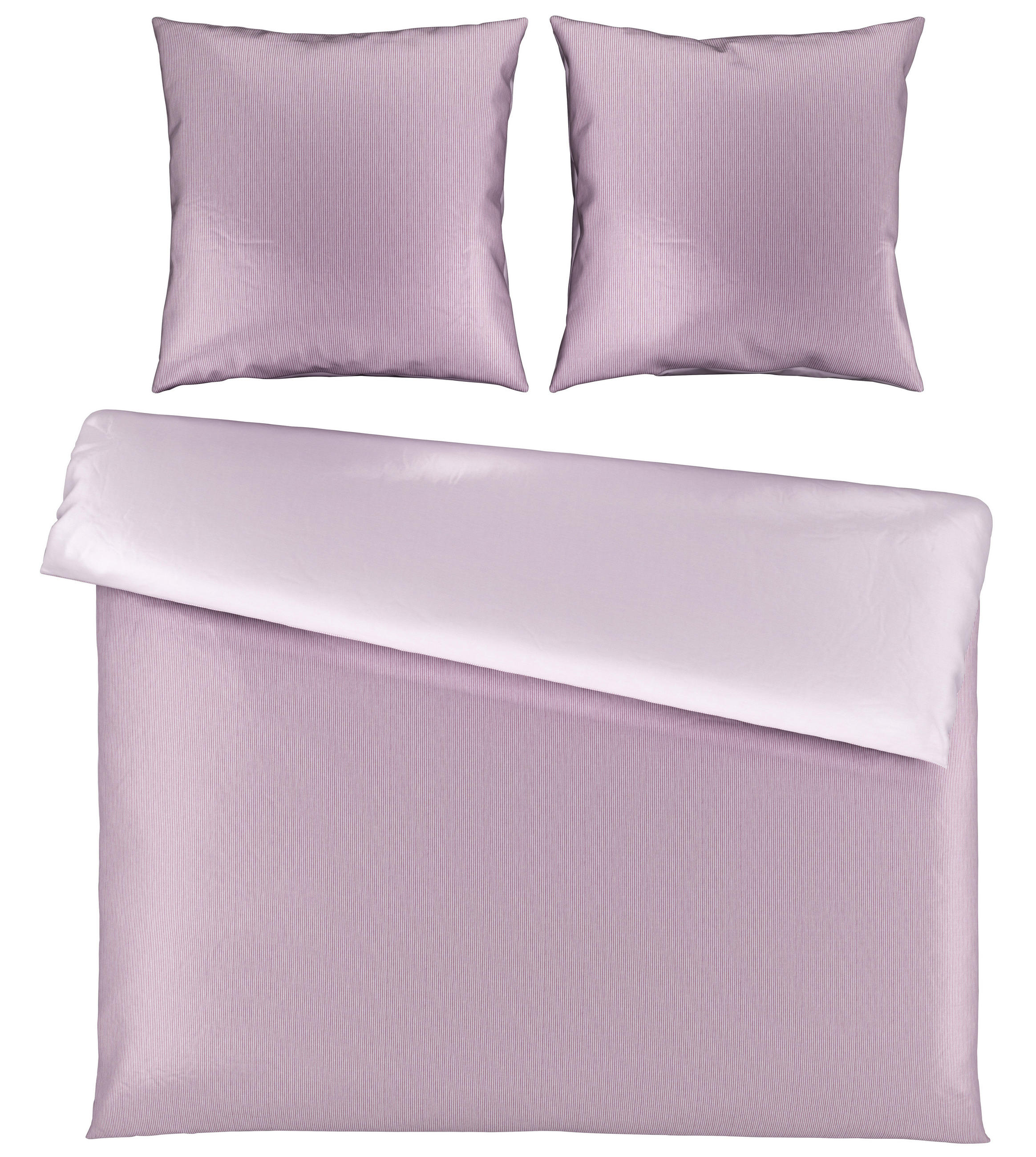 WENDEBETTWÄSCHE Satin 200/200 cm  - Mauve, Basics, Textil (200/200cm) - Bio:Vio
