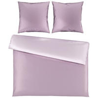 WENDEBETTWÄSCHE Satin 200/200 cm  - Mauve, Basics, Textil (200/200cm) - Bio:Vio
