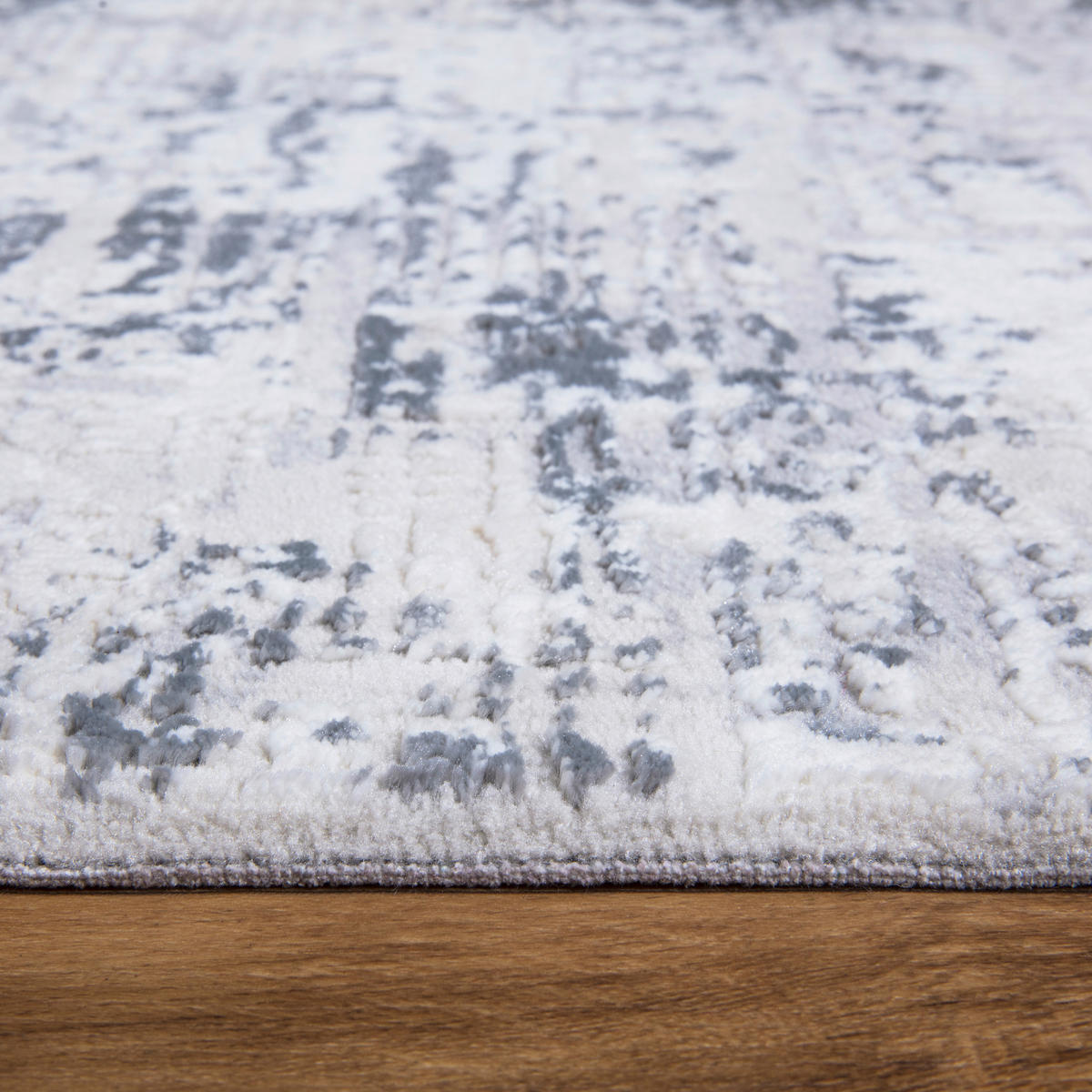 VINTAGE-TEPPICH 160/230 cm Lotus Creme, Weiß, Hellgrau, Dunkelgrau  - Dunkelgrau/Creme, LIFESTYLE, Textil (160/230cm) - Novel