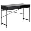 SCHREIBTISCH  in Schwarz  - Schwarz, KONVENTIONELL, Holzwerkstoff/Metall (110/50/75cm)