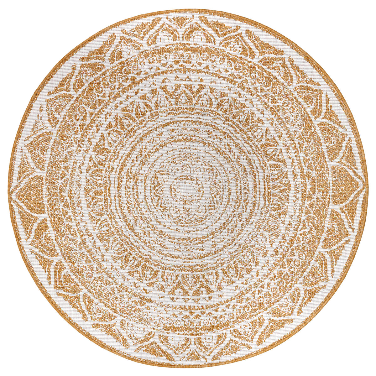OUTDOORTEPPICH 200 cm Twin Supreme Creme, Honig  - Creme/Honig, Basics, Kunststoff (200cm)