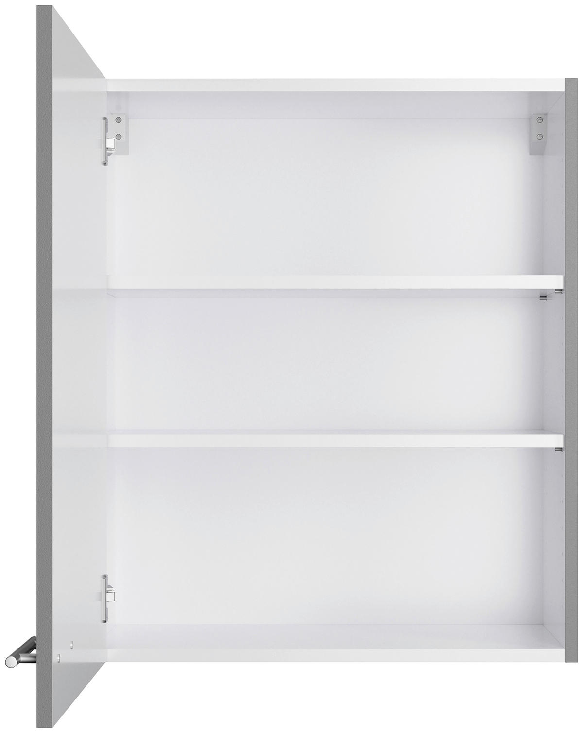 ECKKÜCHE 200/270 cm  in Grau  - Edelstahlfarben/Anthrazit, Basics, Holzwerkstoff/Metall (200/270cm) - Optifit
