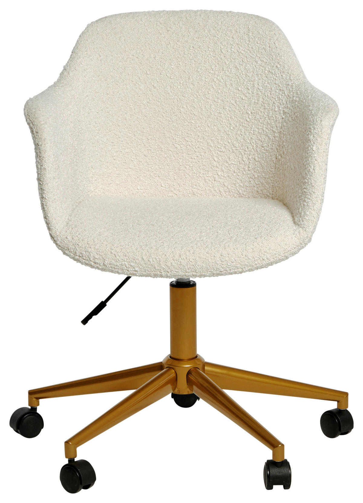 DREHSTUHL Webstoff Goldfarben  - Goldfarben, MODERN, Kunststoff/Textil (56,5/59/78-87cm) - Livetastic