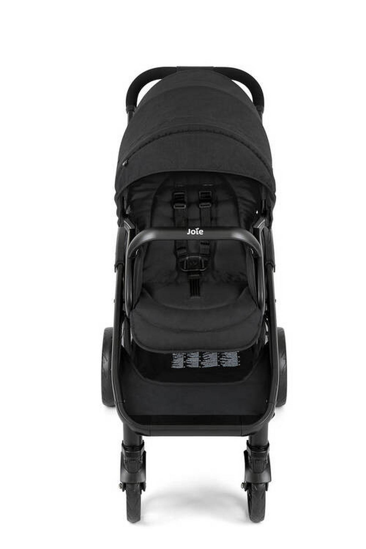 GESCHWISTERWAGEN EVALITE DUO  - Schwarz, Basics, Textil/Metall (56/101,5/104cm) - Joie