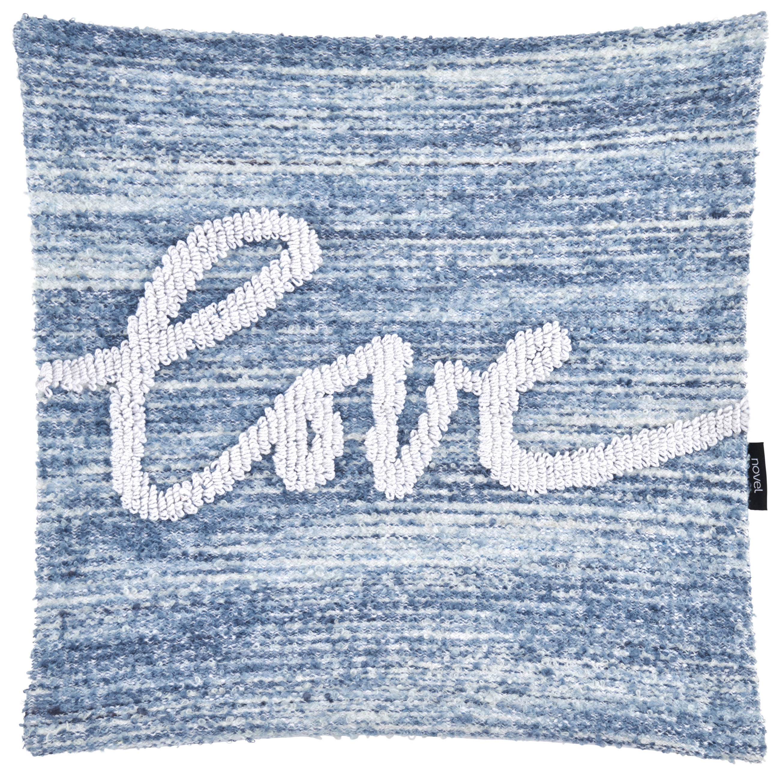 POTAH NA POLŠTÁŘ  45/45 cm - modrá/krémová, textil (45/45cm) - Novel