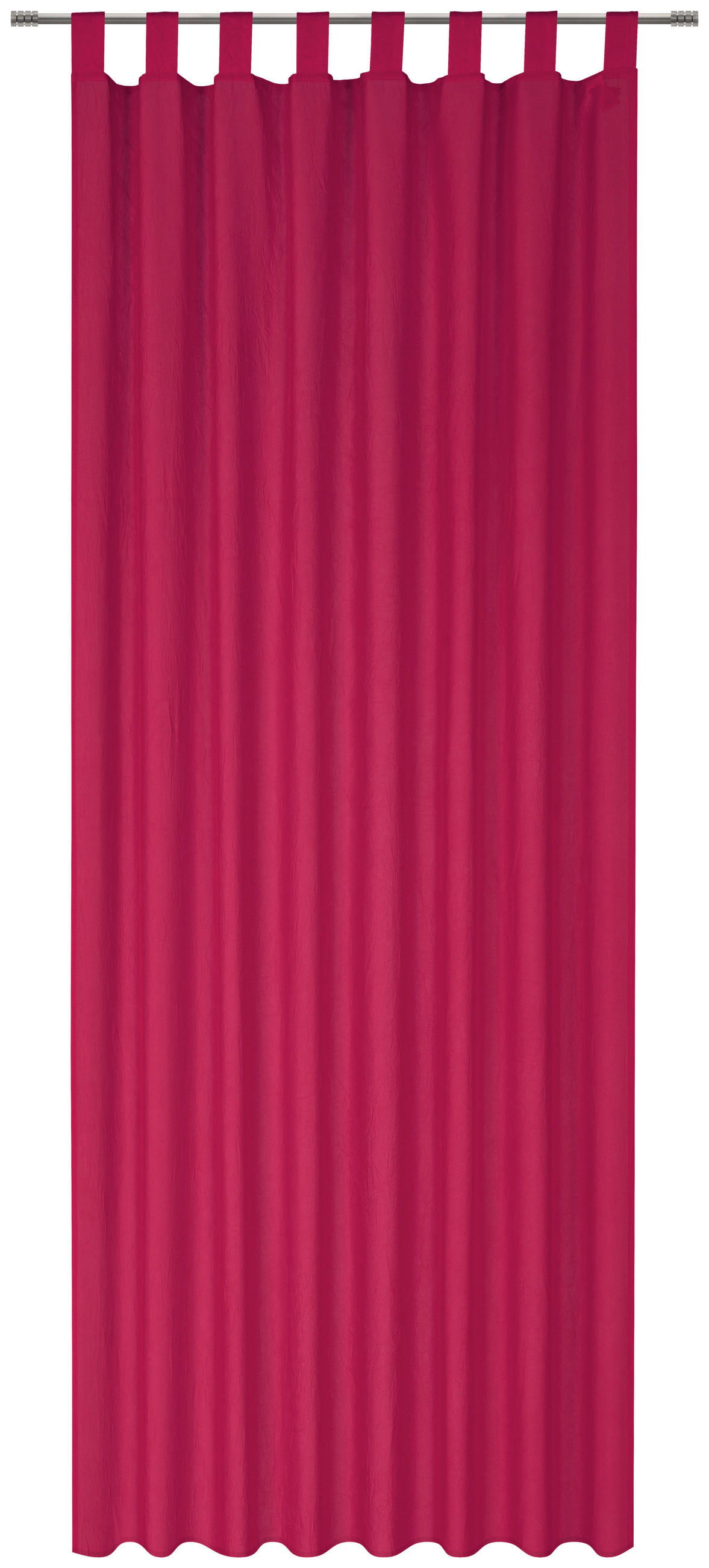 ZAVJESA S OMČAMA boje šljive  135/245 cm  - boje šljive, Design, tekstil (135/245cm) - Boxxx