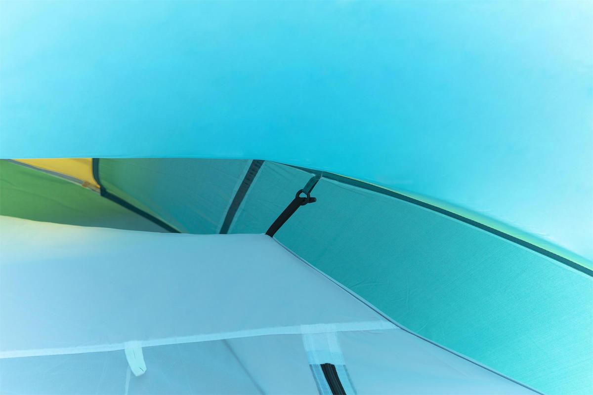 TÄLT - turkos/gul, Klassisk, plast (350/240/130cm) - Bestway