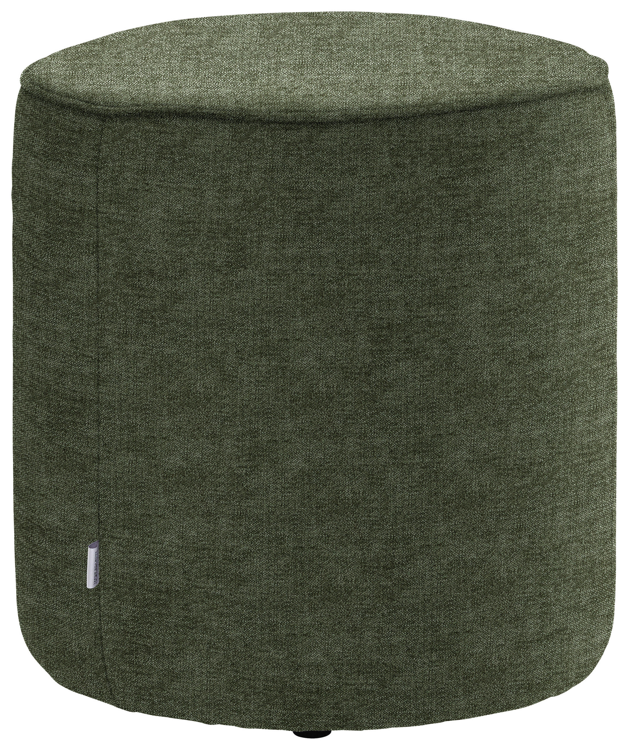 HOCKER in Textil Olivgrün  - Olivgrün, Design, Textil (44/46/44cm) - Belluti