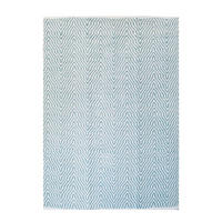 FLACHWEBETEPPICH Wohnzimmer 160/230 cm Aperitif 410 Türkis Türkis rechteckig  - Türkis, KONVENTIONELL, Textil (160/230cm) - Kayoom
