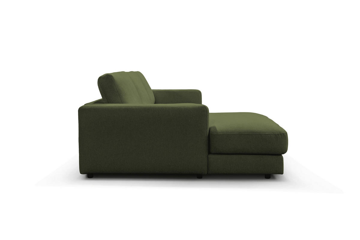 ECKSOFA VIGO Grün  - Schwarz/Grün, Design, Textil (172cm) - MID.YOU