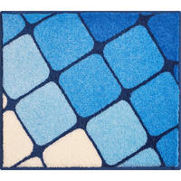 BIDET-VORLEGER Blau 50/60 cm  - Blau, Basics, Kunststoff/Textil (50/60cm) - Grund