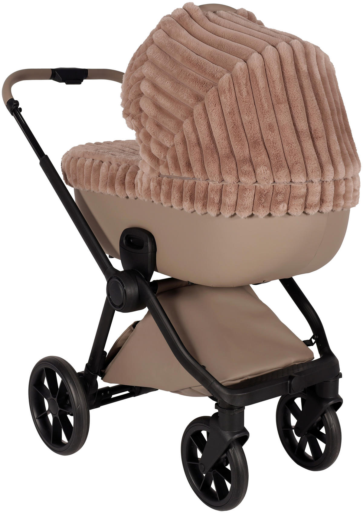 BARNVAGNSSET Facetty  - cappuccino/svart, Design, metall/textil (104,5/62/94cm) - Jimmylee