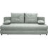 SCHLAFSOFA in Textil Silberfarben - Silberfarben/Schwarz, Design, Kunststoff/Textil (208/73-90/102cm) - Hom`in SCHLAFSOFA in Textil Silberfarben - Silberfarben/Schwarz, Design, Kunststoff/Textil (208/73-90/102cm) - Hom`in