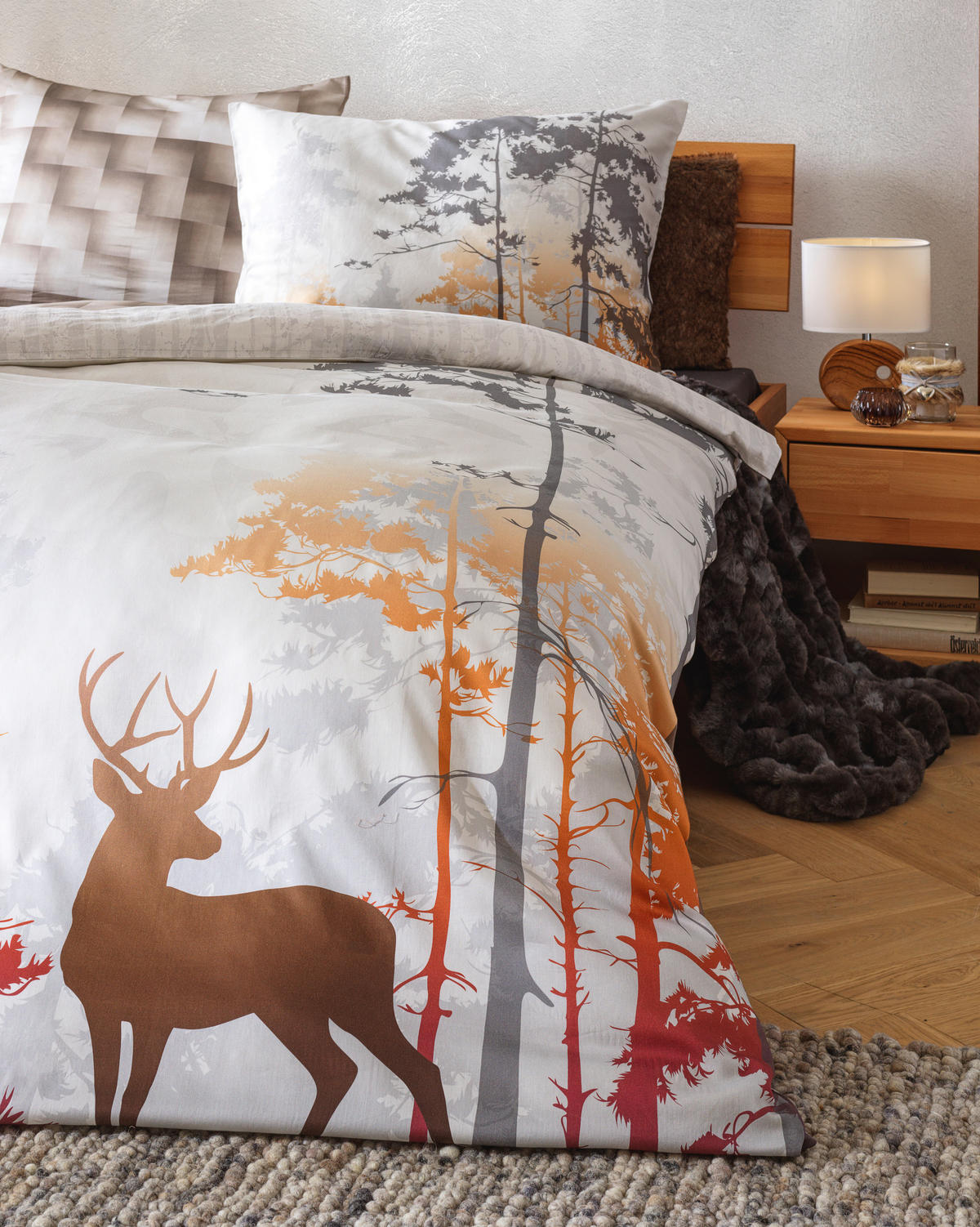 BETT 180/200 cm  in Buchefarben   - Buchefarben, Natur, Holz (180/200cm) - Carryhome