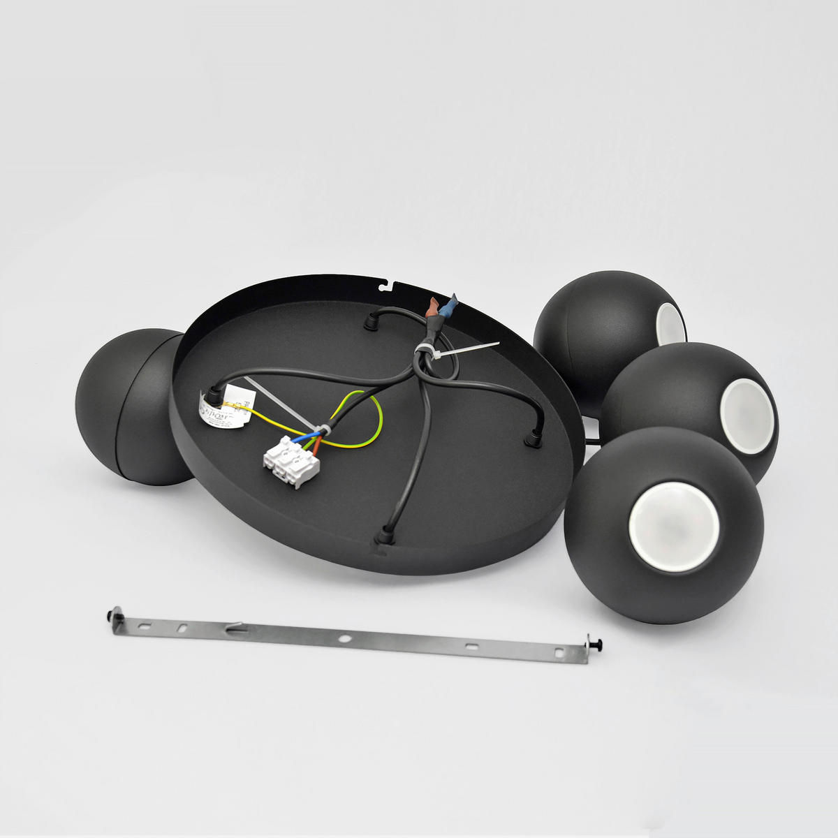 HÄNGELEUCHTE MIDWAY LONG 35/35/192 cm   - Schwarz, LIFESTYLE, Metall (35/35/192cm)