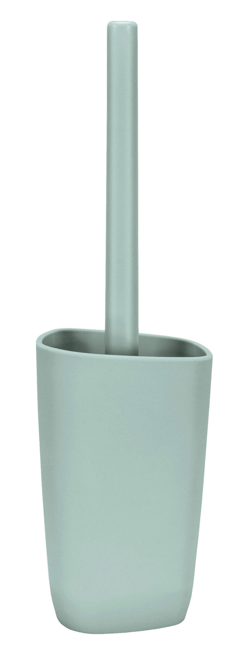 WC SADA - ŠTĚTKA A DRŽÁK - zelená, Konvenční, plast (13/32cm) - Kleine Wolke