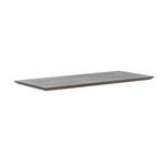 TISCHPLATTE Eiche massiv Grau, Eichefarben  - Eichefarben/Grau, Design, Holz (190/90/6cm) - Waldwelt