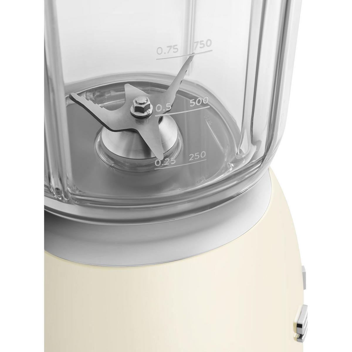 STANDMIXER  - Creme, Design, Kunststoff/Metall (19,7/39,7/16,3cm) - SMEG