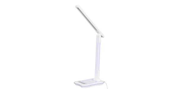 LED-SCHREIBTISCHLEUCHTE 31,6/18,1/12,1 cm   - Weiß, LIFESTYLE, Kunststoff (31,6/18,1/12,1cm) - Novel