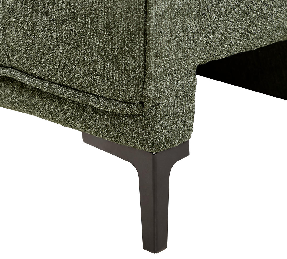 SCHLAFSOFA in Textil Grün  - Schwarz/Grün, Design, Textil (235/70/108cm) - MID.YOU
