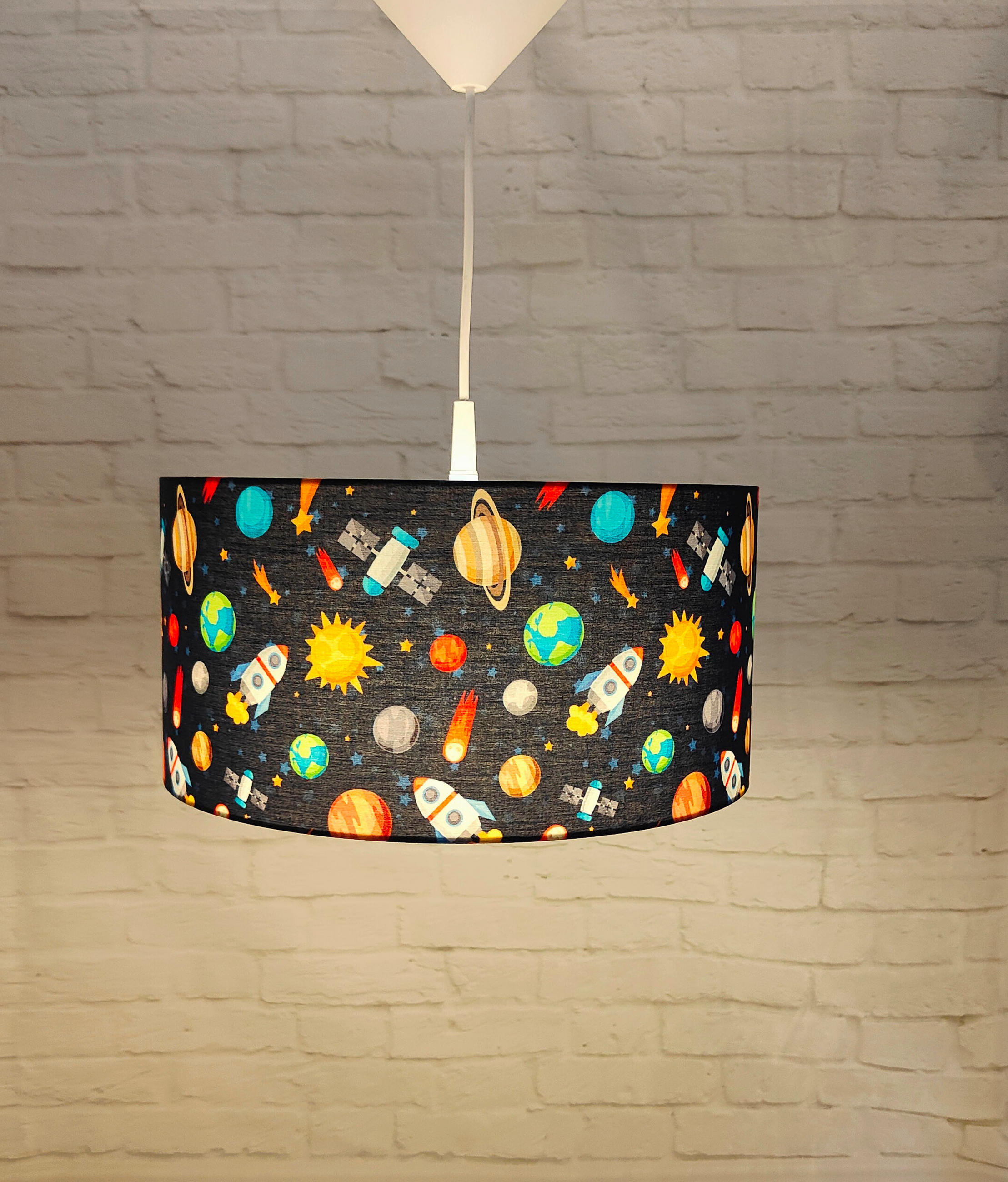 KINDERHÄNGELEUCHTE 35/19/35 cm   - Multicolor, Basics, Textil (35/19/35cm)