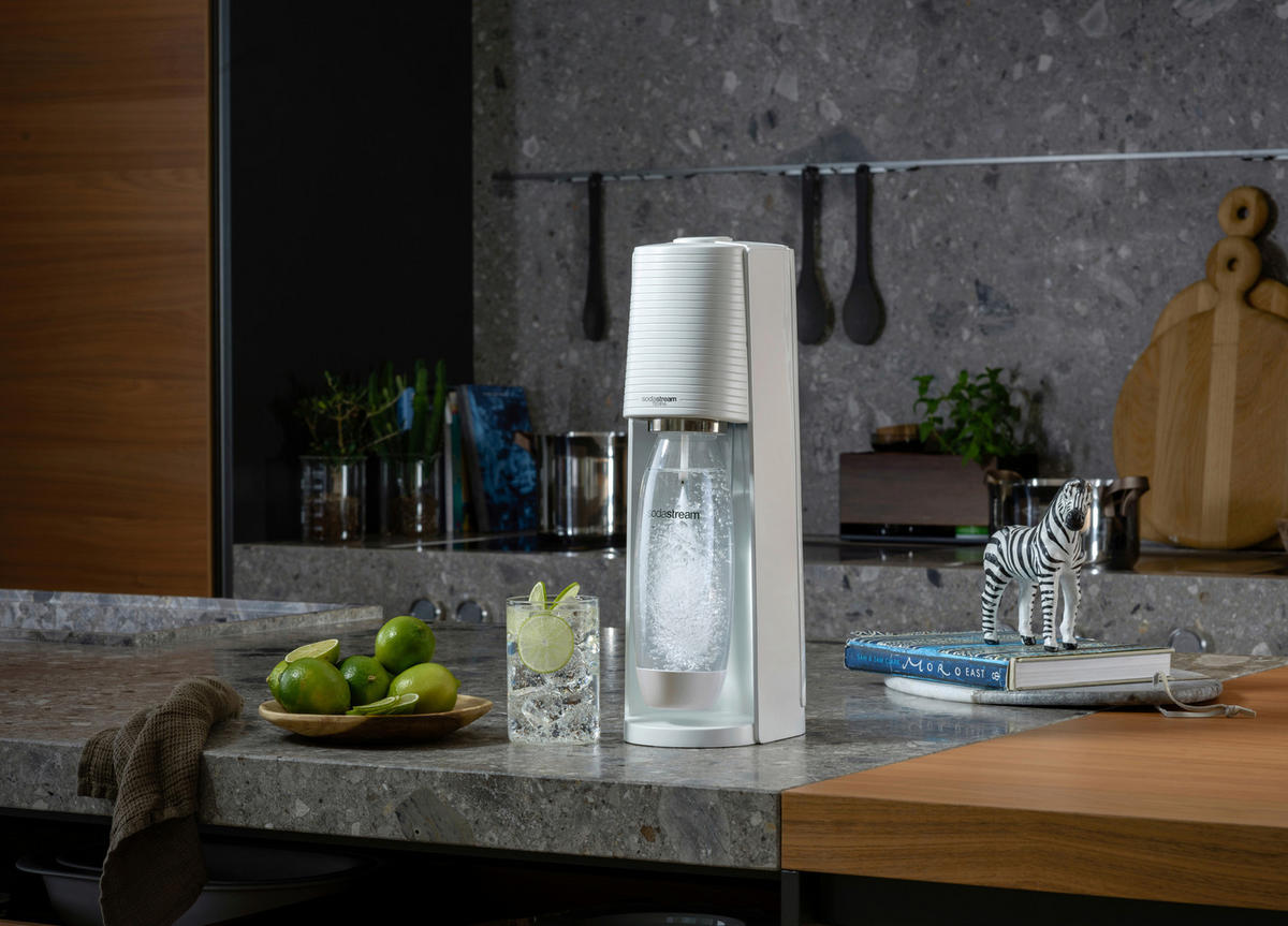 WASSERSPRUDLER TERRA  - Weiß, Basics, Kunststoff (28,2/19,5/43,6cm) - SodaStream