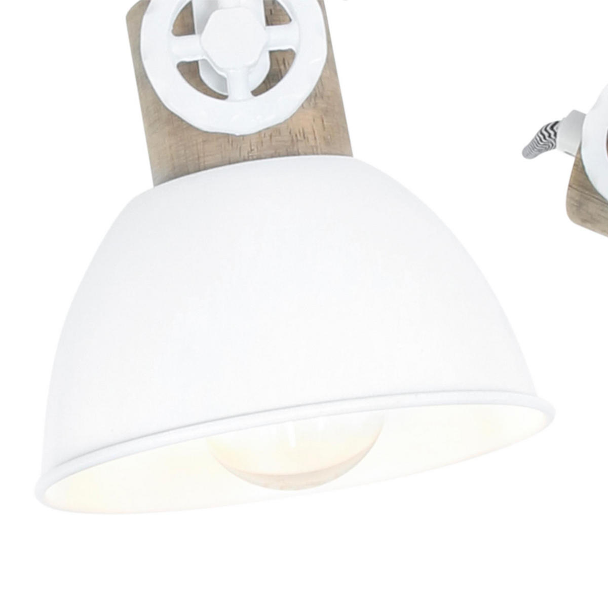 DECKENSPOTS 59/19/23 cm   - Anthrazit/Kupferfarben, Trend, Holz/Metall (59/19/23cm)