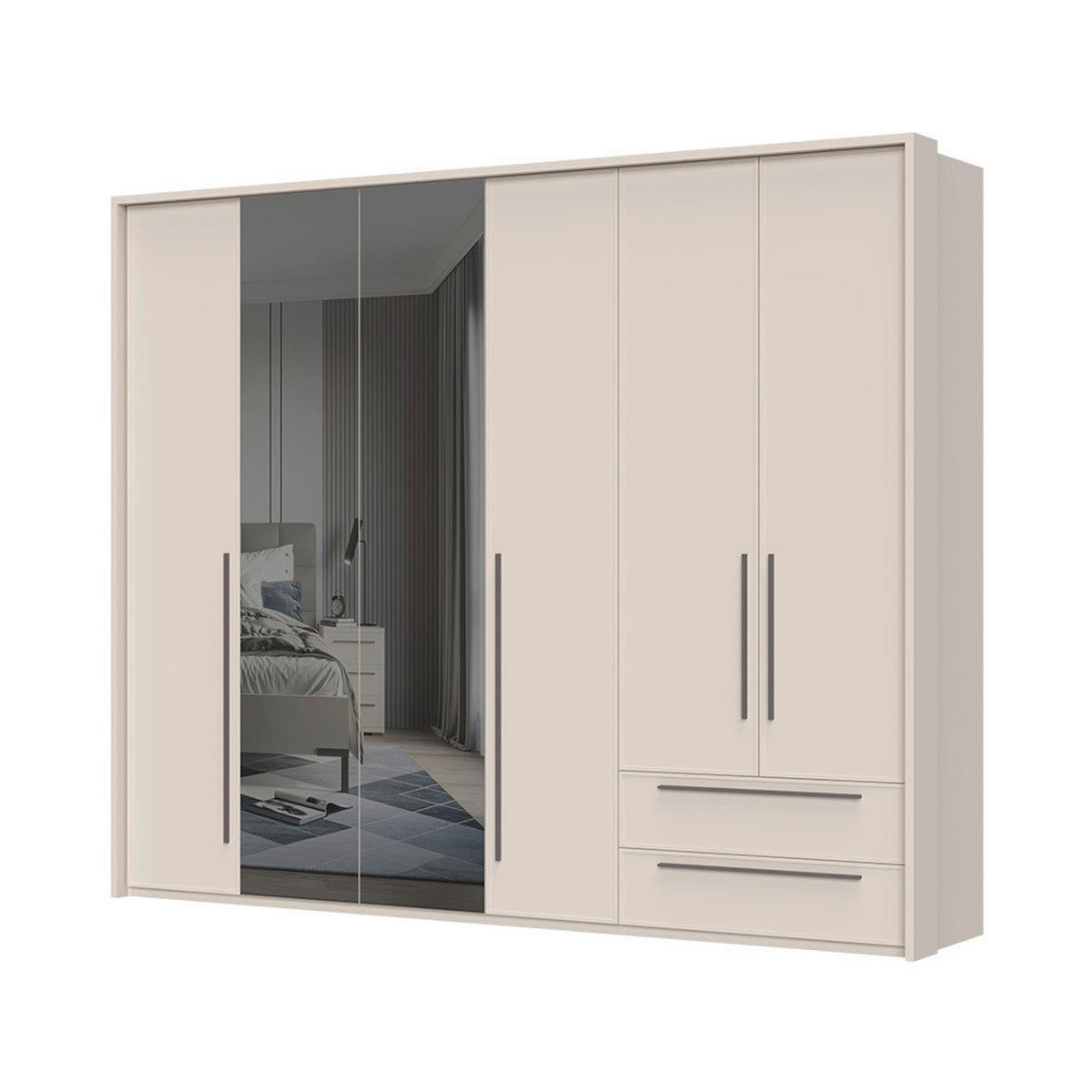 ORMAR SA KLASIČNIM VRATIMA  277/226/60 cm  - Dizajnerski, metal/pločasti materijal (277/226/60cm)